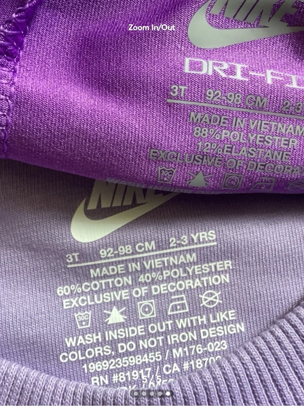 Toddler girl Nike crewneck & skort set size 3T(NWT) ~PRICE FIRM, NO OFFERS~ - Picture 5 of 5